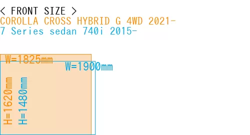 #COROLLA CROSS HYBRID G 4WD 2021- + 7 Series sedan 740i 2015-